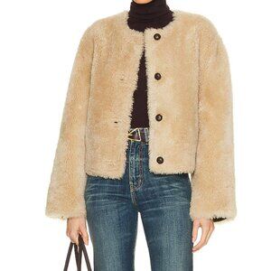Nili Lotan Carole Shearling Short Coat